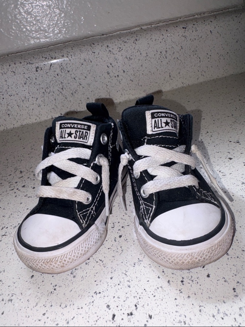 Converse Black & White Kids All Star Low-Top Sneakers